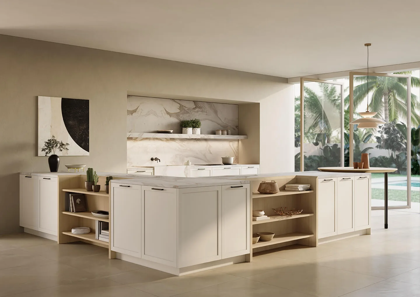 Zecchinon Libreria Cottage, elemento speciale per cucina